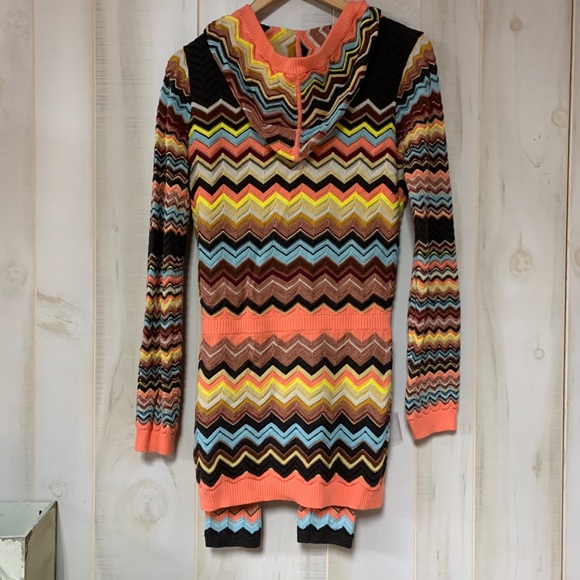 Missoni Target Chevron Hooded Sweater Leggings SET - Picture 4 of 13